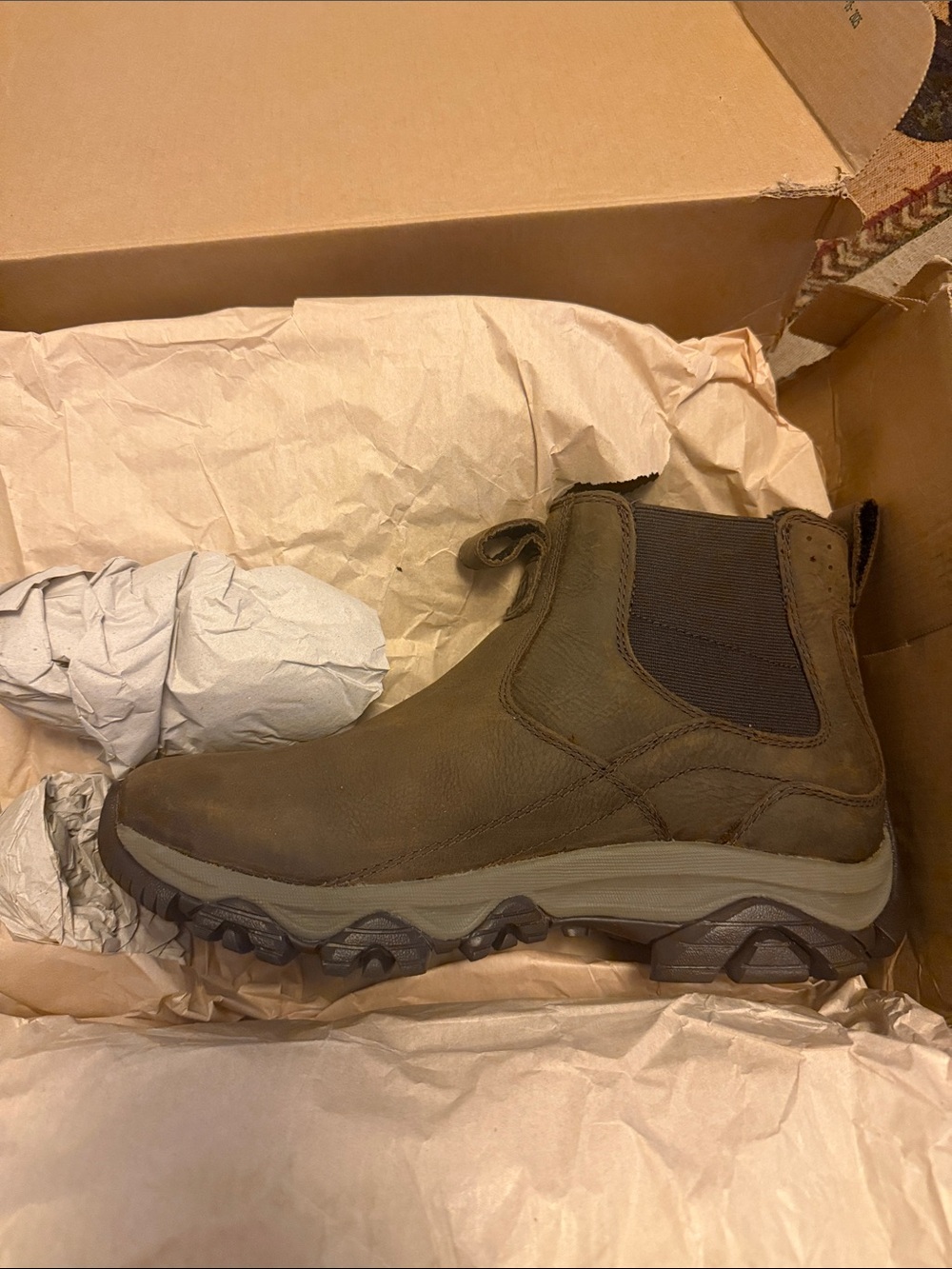 Merrell Moab Adventure 3 Chels PLR WP Earth Brown Ankle Boots